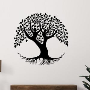 Tree of Life Wall Art, Large Tree of Life Art, Tree of Life Gifts, Tree Decor Outdoor, Tree Metal Wall Decor, Home Gift, Leaf Wall Art