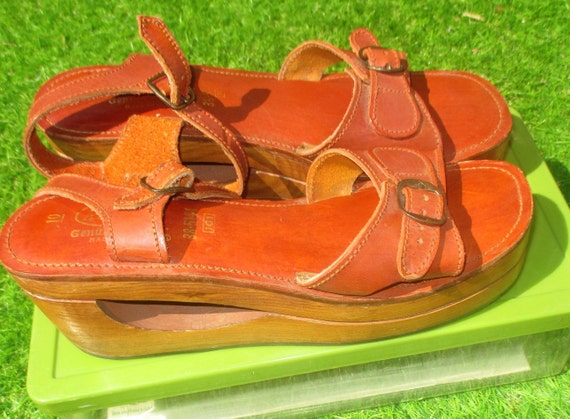 Cut out shop platform sandals