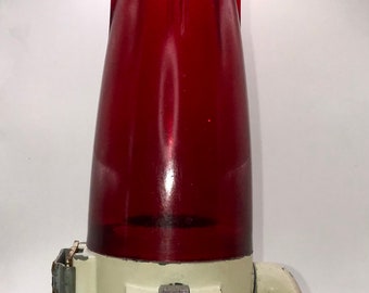 Vintage Dazey Atomic Red Rocket Ice Crusher Nut Grinder