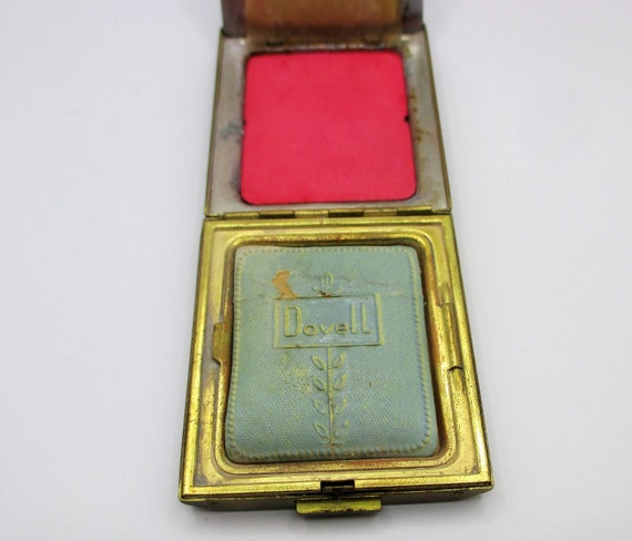 1930s Dovell Jeweled Sailboat Gold Tone Blush Rou… - image 6