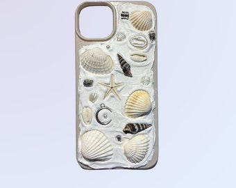 silver seas mosaic phone case