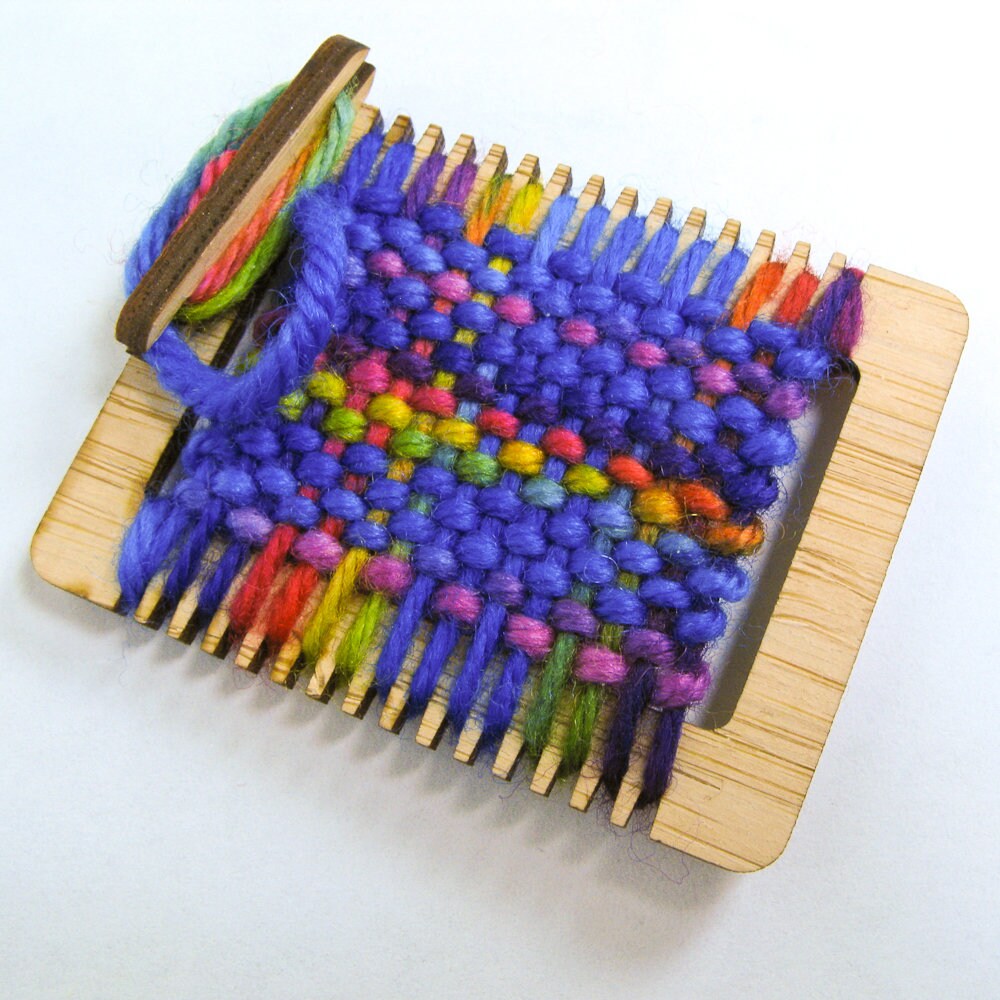 Mini Weaving Loom Kit Miniature Craft Kit Tiny Weaving Loom Etsy