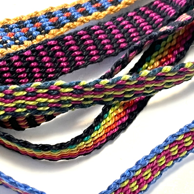 Rigid Heddle Bracelet Loom, Mini Weaving Loom, Beginner Weaving Kit, Band Weaving, Woven Bracelet Craft Kit image 4