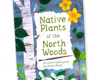 Native Plants Book, Kids Nature Book, Artist Story Book, Northwoods Plants, Minnesota Plants Book