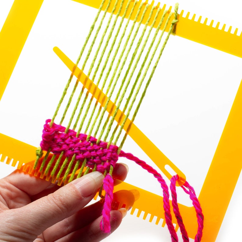 Weaving Loom Kit Beginner Weaving Set Small Frame Loom Etsy