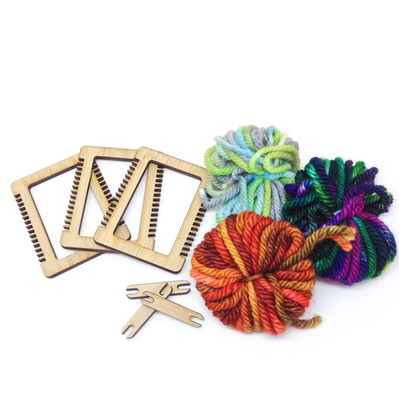 Craft Care Package Beginner Weaving Set Set of 3 DIY Weaving Craft Kit