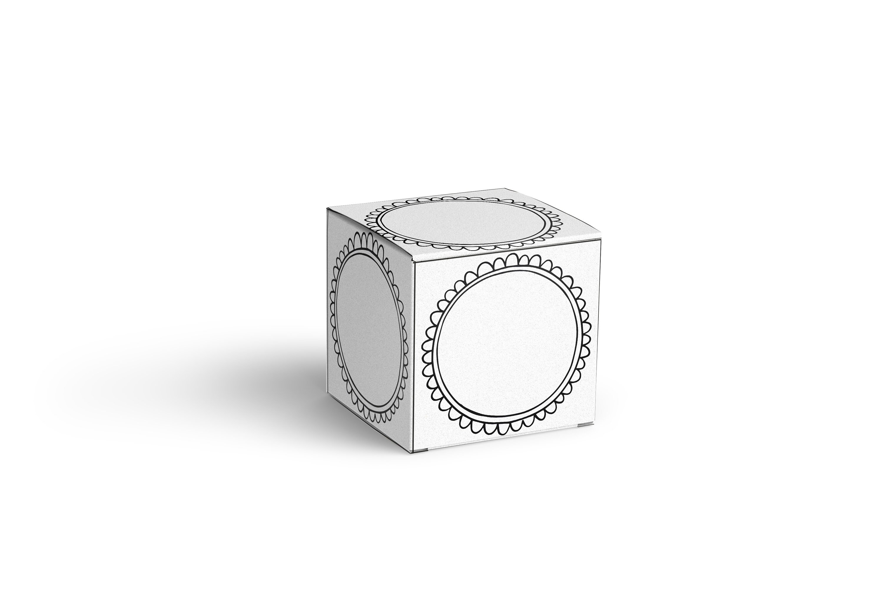 Empty 3d Cube INSTANT DOWNLOAD to Cut Out Homeschool Sunday School ...