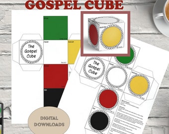 thumbnail image 2 of EvangeCube Gospel Sharing Cube - 7cm Portable Evangelism Tool For Christians 2 of 10