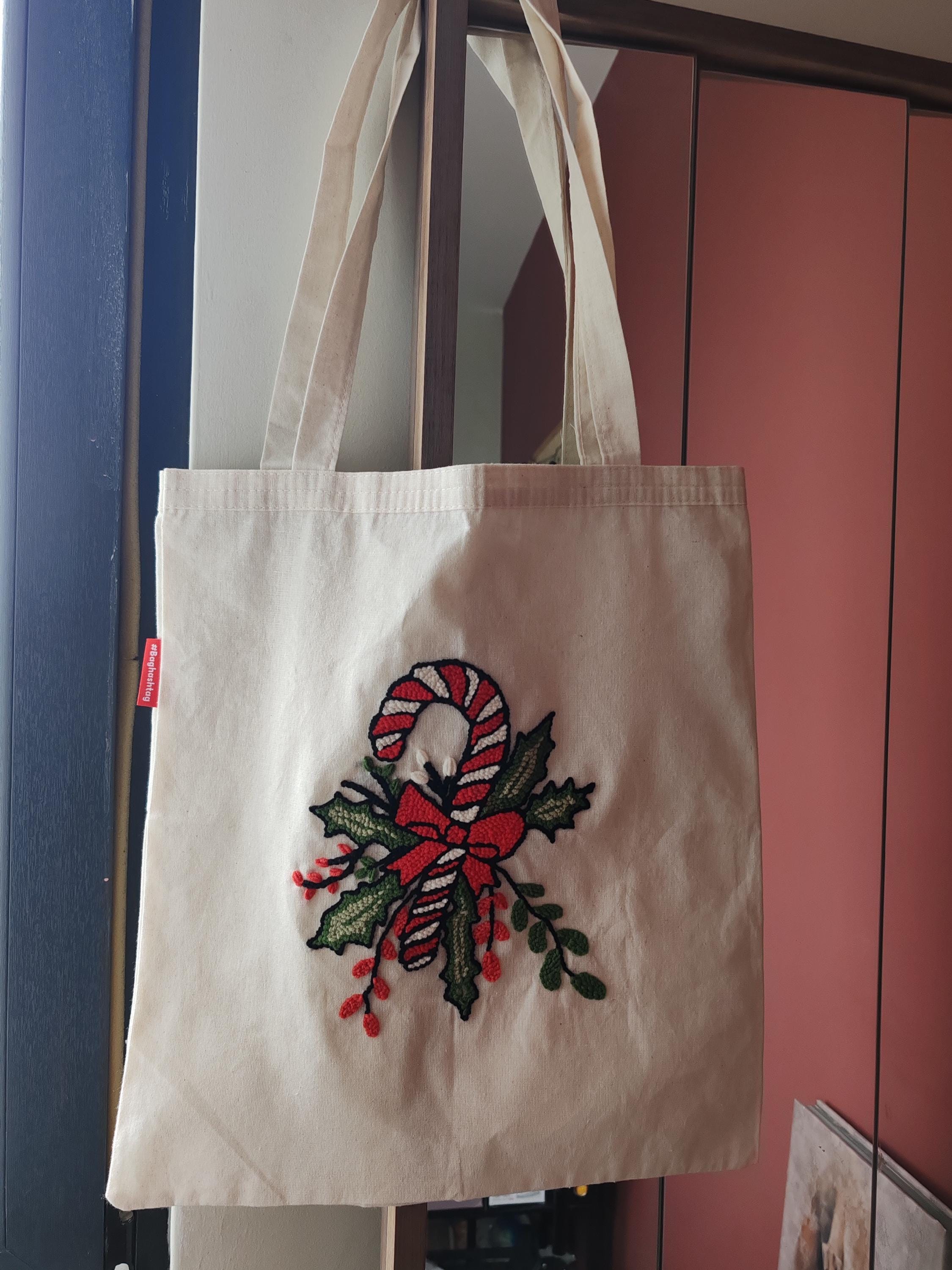 Sac Fourre-tout Ville Fait Main – Cadeau Noël Original Pour Femme