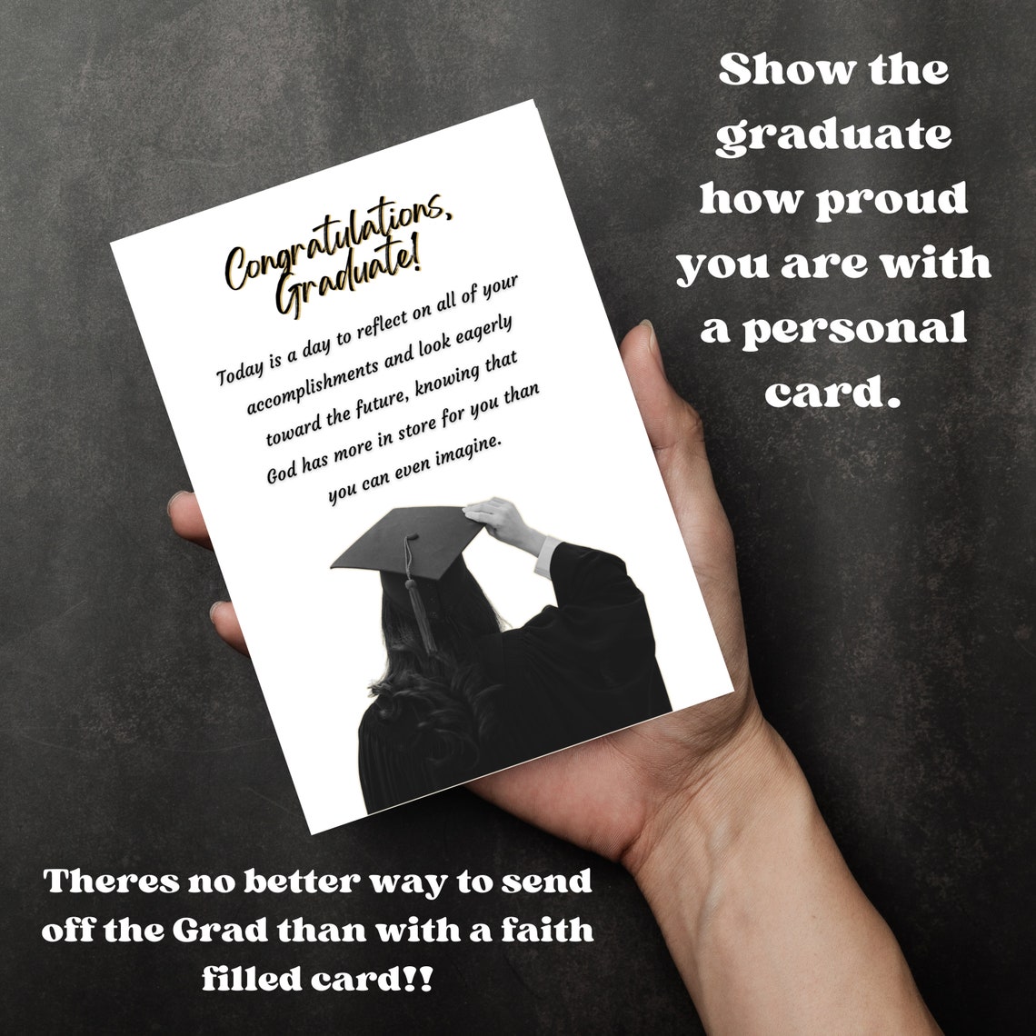 Printable Graduation Card, Religious Graduation Card, Personalized Card ...