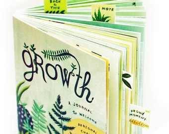 Goal Planner Journal — Self Care Writing Journal — Plant Lover Gift — Plant Lady Inspirational Journal — Goal Journal — Prompt Journal Gifts