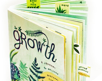 Goal Planner Journal — Self Care Writing Journal — Plant Lover Gifts — Plant Lady Inspirational Journal — Goal Journal — Prompt Journal Gift