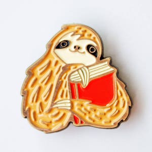Book lover gift – BOOK ENAMEL PIN – gifts for book lovers – bookish goodies – bookish gift – book nerd gift pin bookworm gift
