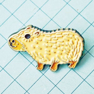 Capybara Enamel Pin Capybara Brooch Capybara Pin Badge Enamel Pin Game Lapel Pin Badge Kawaii Flair Patches and Pins Kawaii Pin