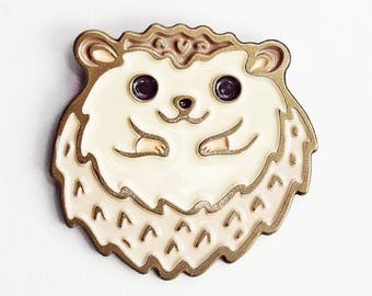Cute enamel pins — HEDGEHOG PIN — Cute Gift for Friends — Jacket pins — Kawaii Lapel pins for women — Birthday Gifts for Her Vegan Teenager