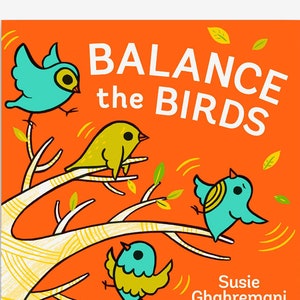 Personalisiertes Bilderbuch — BALANCE DIE VÖGEL — Montessori Mathe Geschenk — Vorschullernen Mathematik Kinderbücher