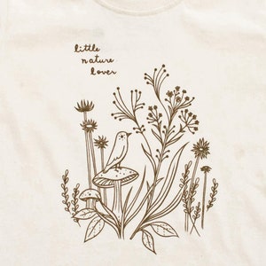 Organic kids tshirt with saying —  Kids Nature Shirt — Organic toddler clothes — Gender Neutral unisex gift ideas — organic cotton shirt