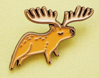 Unique gifts under 20 — MOOSE Enamel PIN — Yellowstone National Park gifts for her — moose jewelry — Enamel Pin Animal gifts — Moose Gifts