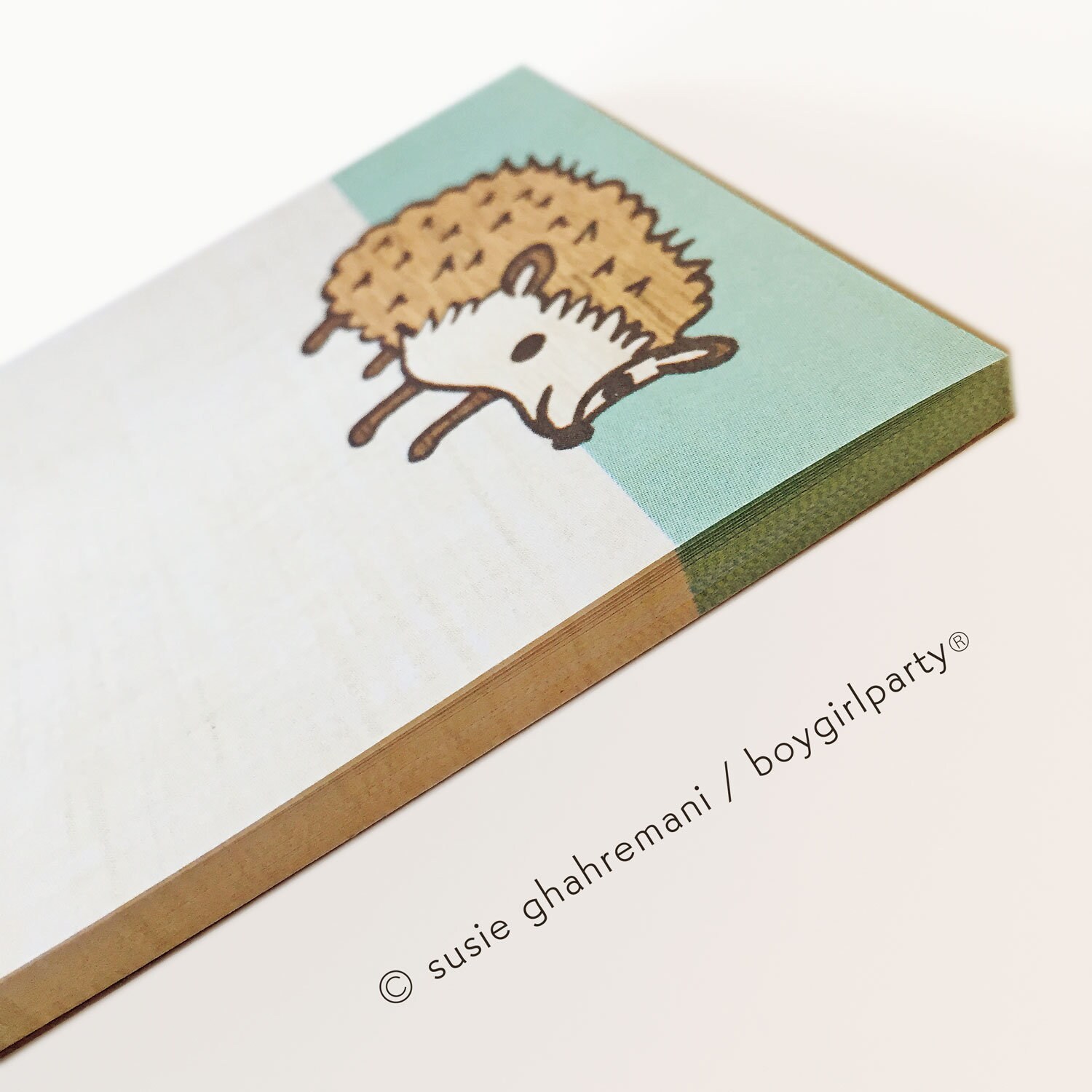 Fun Animal Note Pad Cute Woodland Animal Notepad -- Kawaii Illustrated Note Pad ...