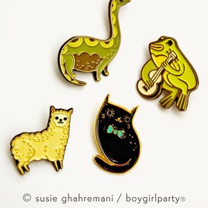 Alpaca Enamel Pin — Llama Gifts for Teen Girl — Vegan Pins — Small ...