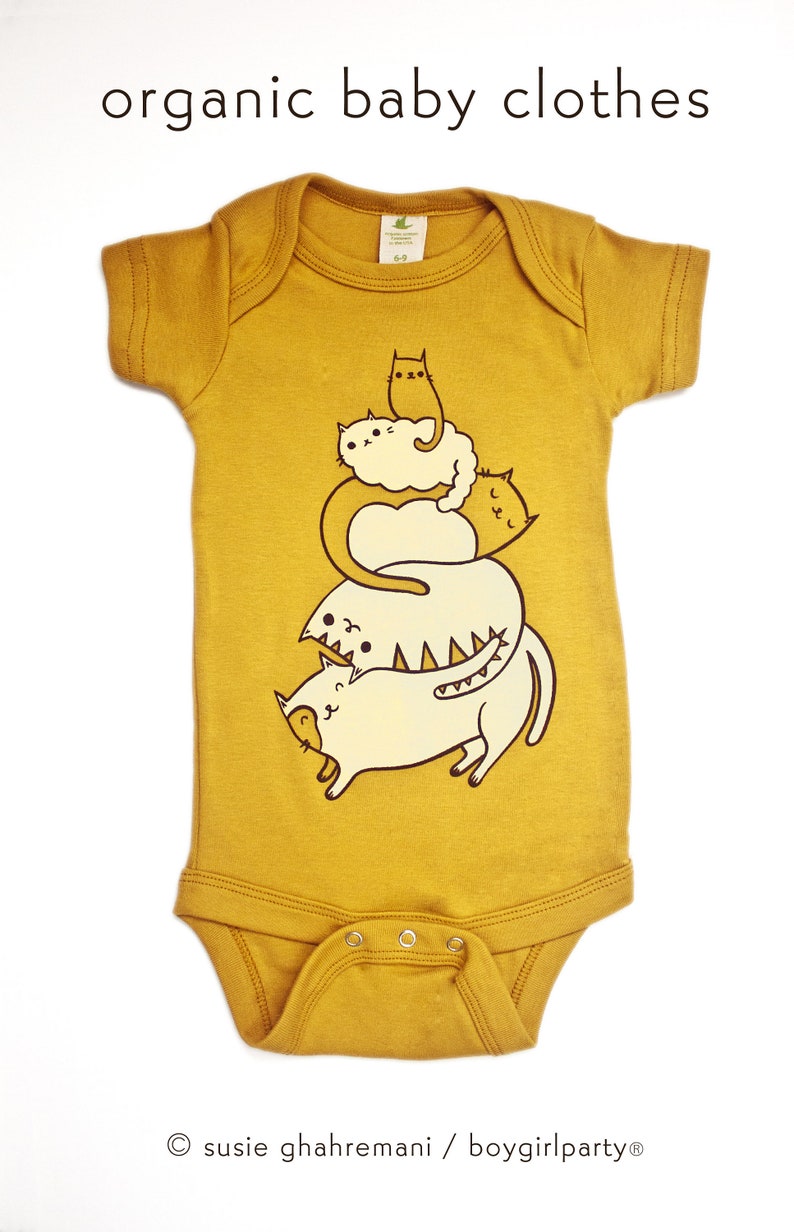 Cat Baby Clothes Cat Baby One Piece Cat Baby Bodysuit Organic Etsy