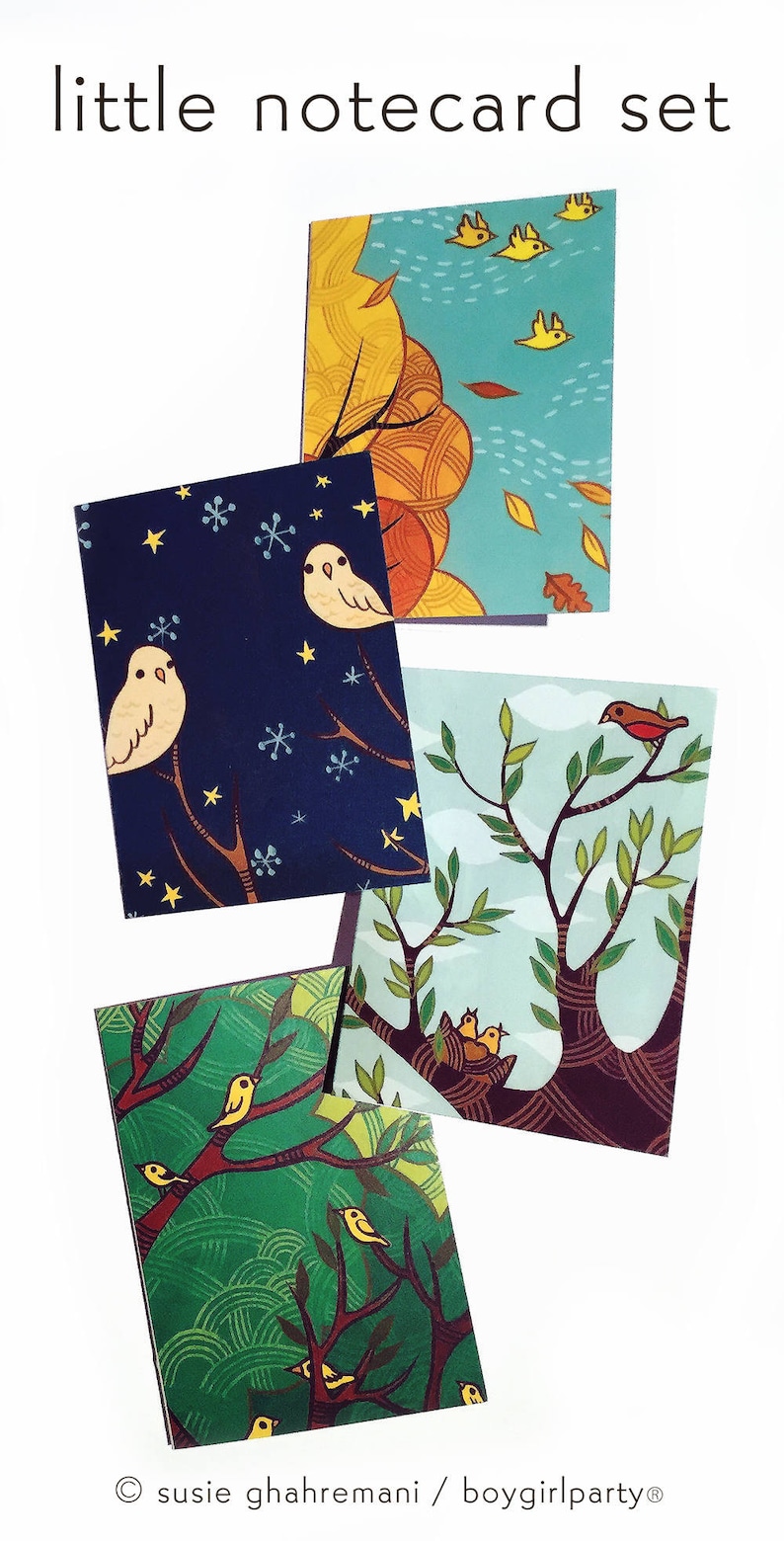 Blank Notecard Set – handmade Greeting Card Assortment With Envelopes ...