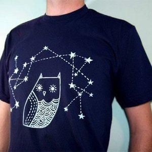 Outdoor hipster Graphic tees -- Mens owl tshirts for women -- American Apparel -- graphic t shirt -- owl t shirt -- Best selling shirts image 2