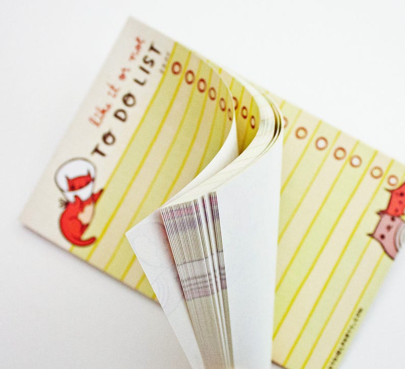 Cat lover gift  TO DO LIST notepad  funny notepad funny image 1