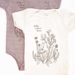 Organic Baby Clothes Nature Baby Clothing Organic Baby Clothing Organic Baby Bodysuit, natural baby clothes, organic gift baby bodysuit image 7