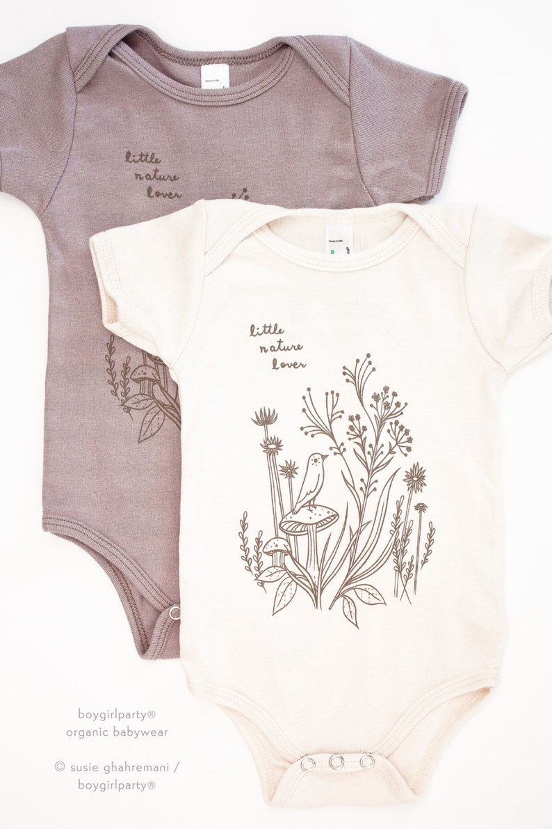 Organic Baby Clothes Nature Baby Clothing Organic Baby Clothing Organic Baby Bodysuit, natural baby clothes, organic gift baby bodysuit image 7