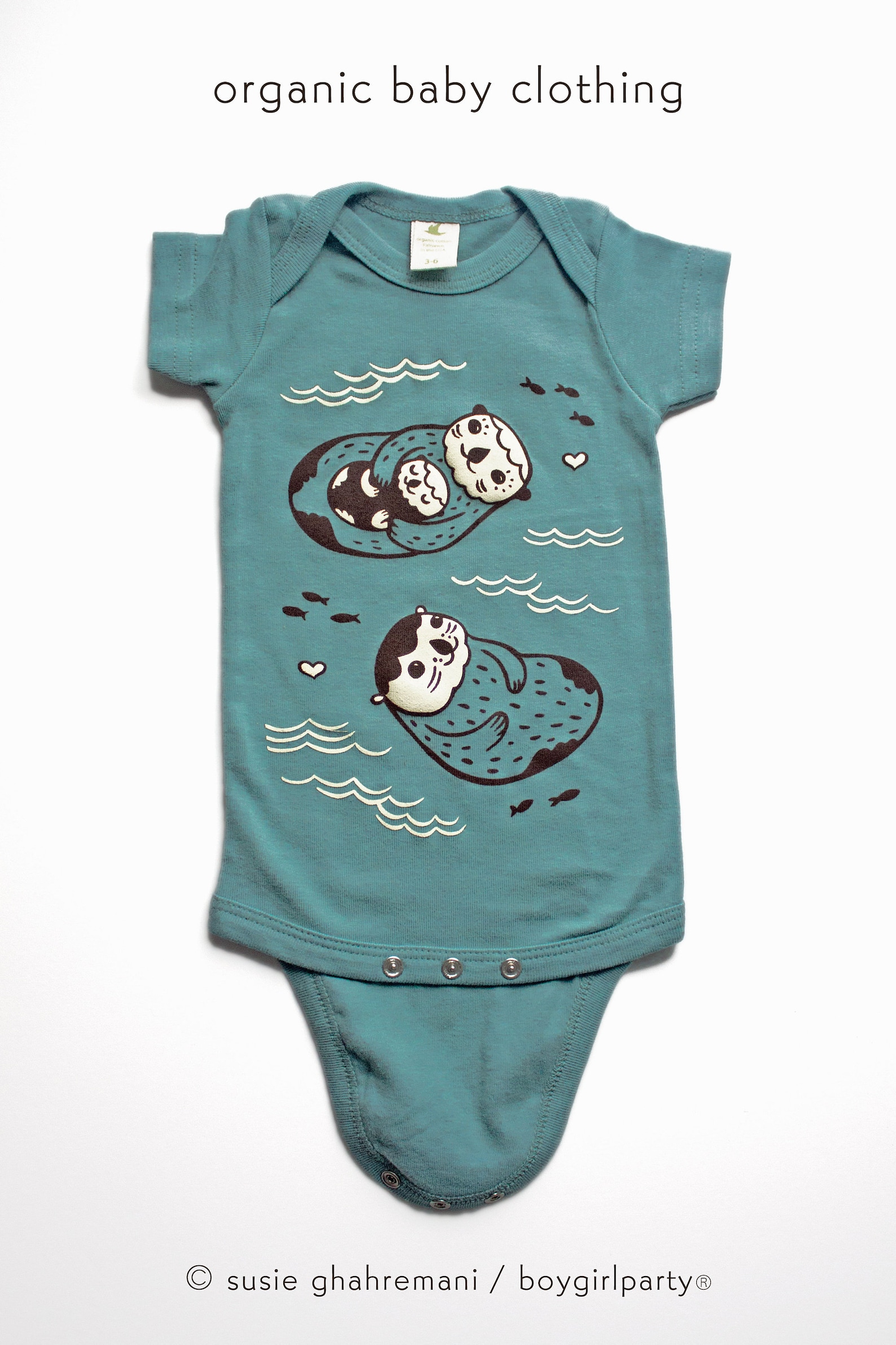 Otter Organic Baby Clothes Best selling baby gift Otter Etsy