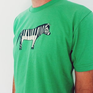 piano GRAPHIC TEE, green t shirt, unique gift for men, music gift for men, zebra tshirt husband gift green gifts men gifts anniversary gifts image 4