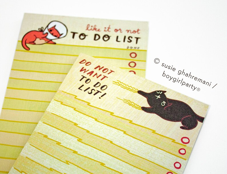 Cat lover gift  TO DO LIST notepad  funny notepad funny image 5