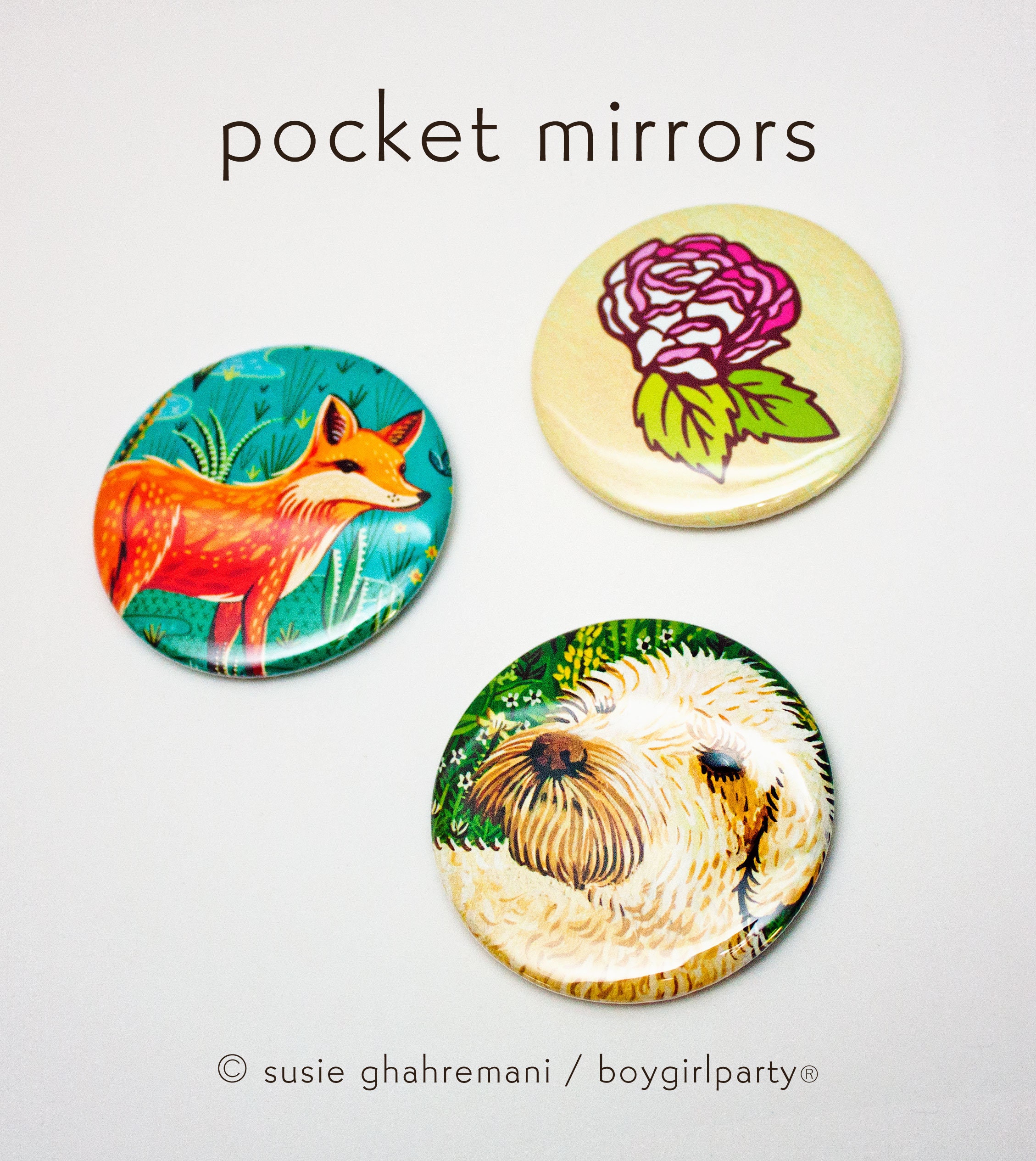 Handmade Gifts for Friends POCKET MIRROR Small Gifts for Women 2023  Christmas Gifts Group Gift for Girls, Inexpensive Practical Female 