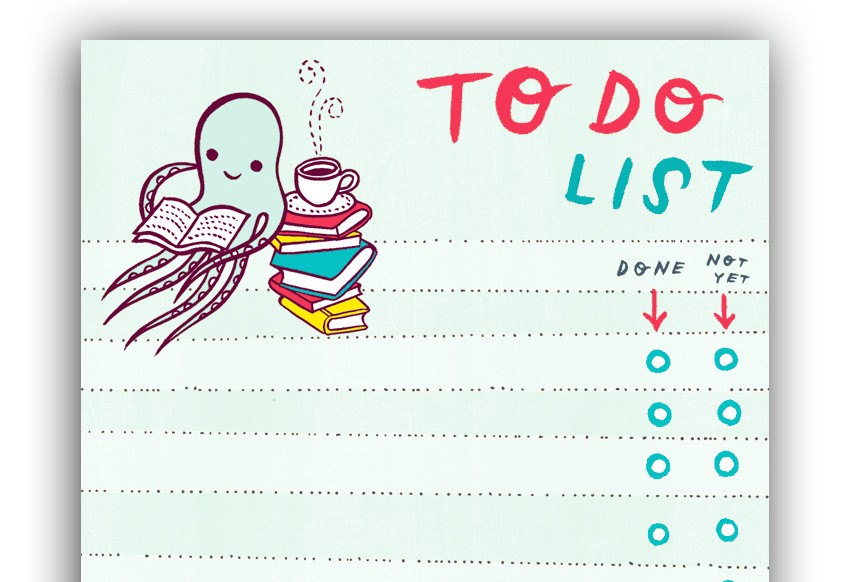 Unique office desk gift -- Etsy to do list -- Cute octopus gifts -- k…