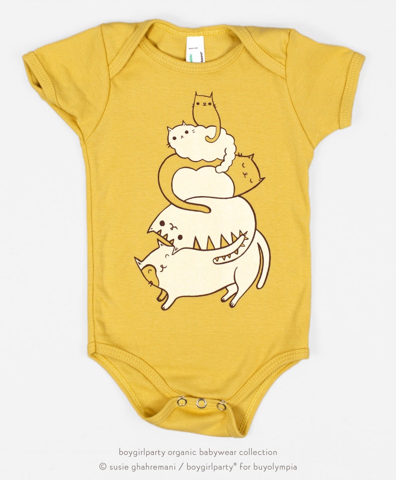 Cat Baby Clothes Cat Baby One Piece Cat Baby Bodysuit Organic Etsy