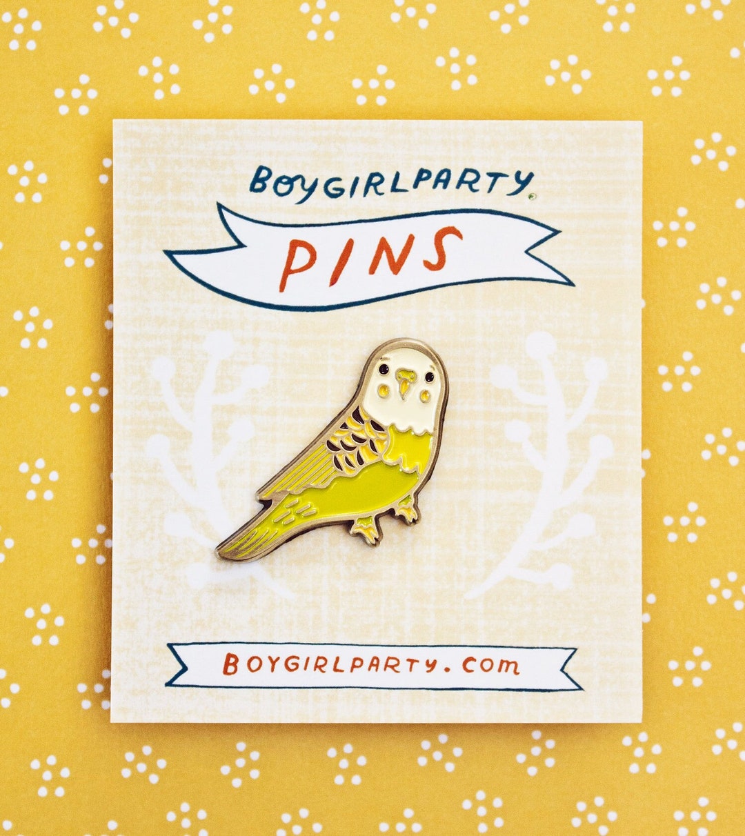 Parakeet Enamel Pin Unique Gifts for Friends Stocking Stuffer for Her