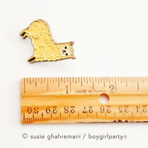 Alpaca Enamel Pin — Llama Gifts for Teen Girl — Vegan Pins — Small ...