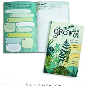 GROWTH Journal with Prompts — Personal Growth Gift — Birthday Gifts for Yourself — Goal Setting Book — Guided Journal — Gifts for Self Care image 5