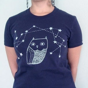 Outdoor hipster Graphic tees -- Mens owl tshirts for women -- American Apparel -- graphic t shirt -- owl t shirt -- Best selling shirts image 3