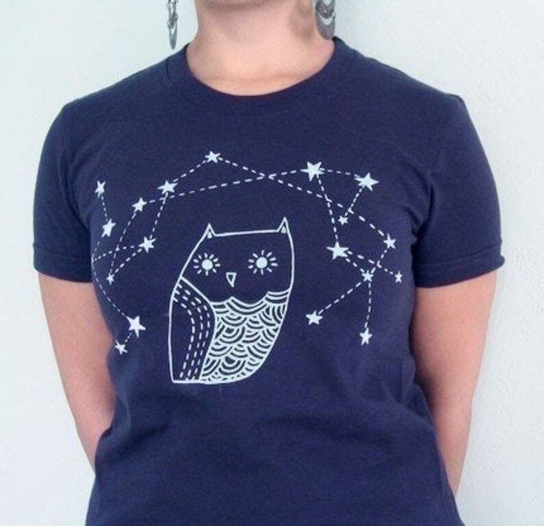 Outdoor hipster Graphic tees -- Mens owl tshirts for women -- American Apparel -- graphic t shirt -- owl t shirt -- Best selling shirts image 3