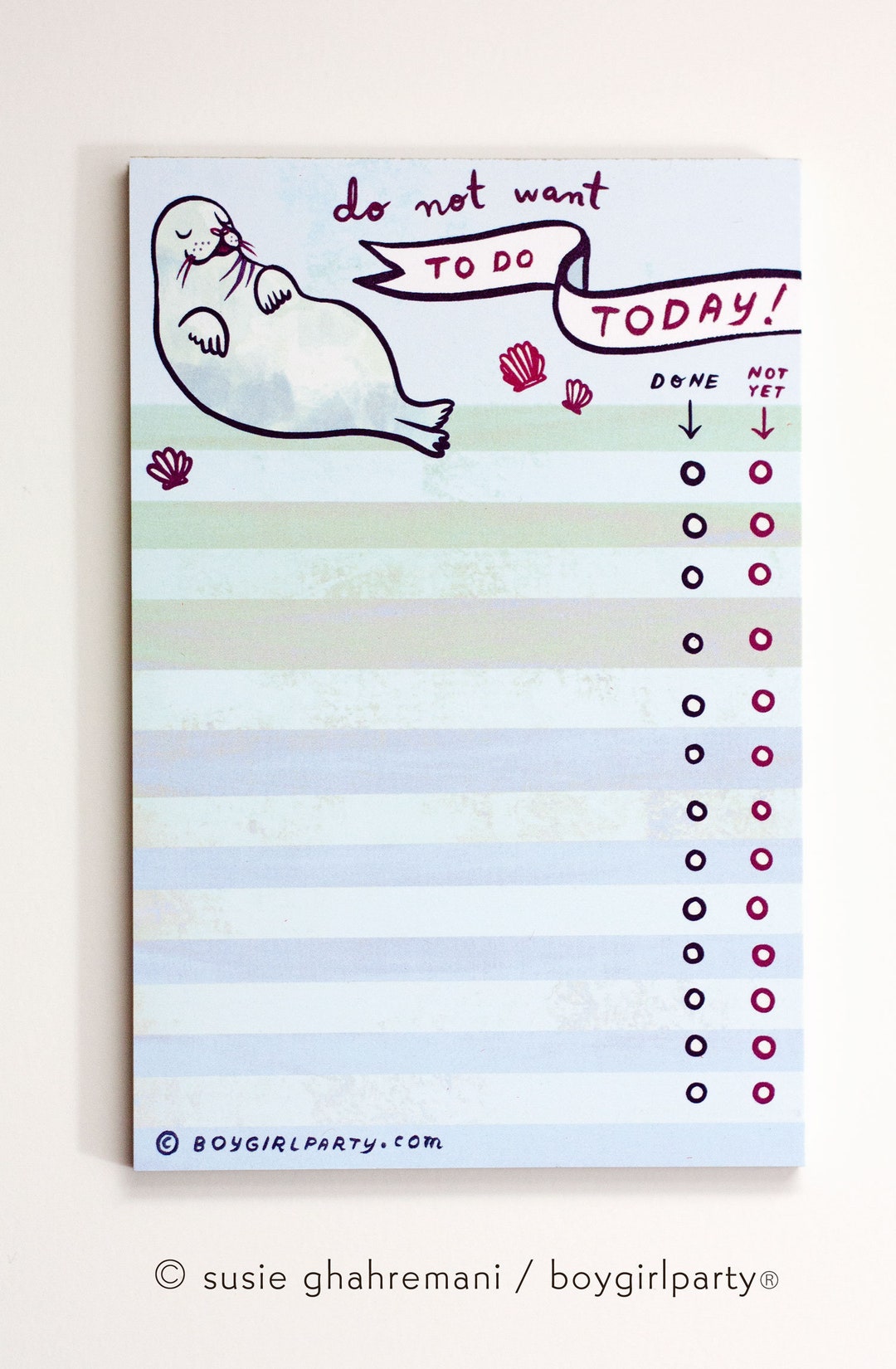 Funny Gifts for Friends – to Do List Notepad – do Not Want to Do Today ...