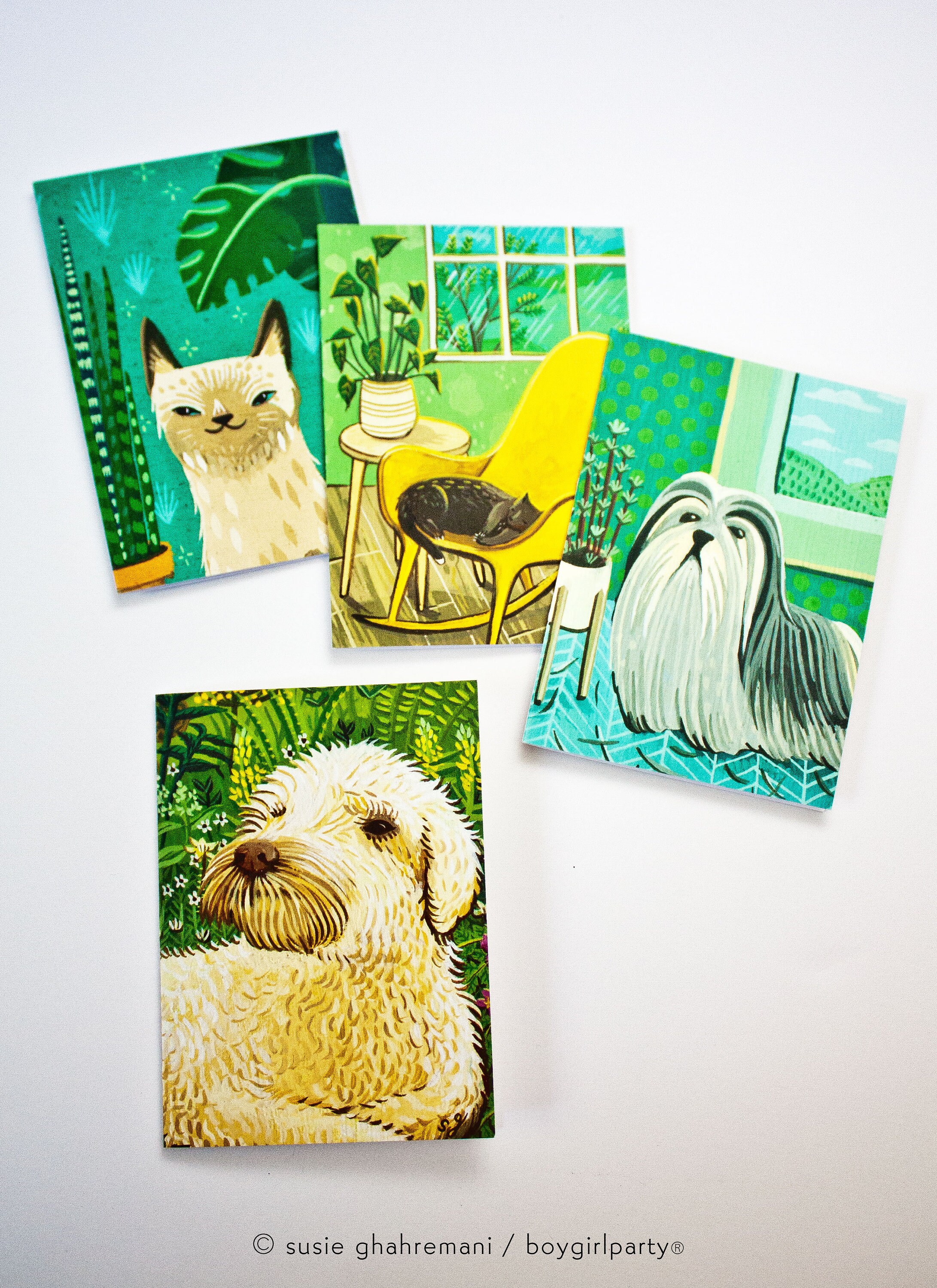 Note Cards Set – cat and Dog Notecards – Cute Note Cards With Envelopes ...