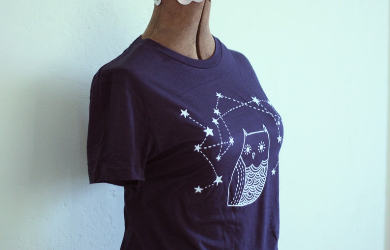 Outdoor hipster Graphic tees -- Mens owl tshirts for women -- American Apparel -- graphic t shirt -- owl t shirt -- Best selling shirts image 6