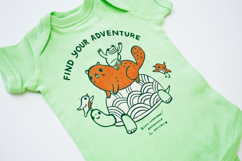 Outdoorsy Baby Gifts FIND YOUR ADVENTURE Green Baby Etsy