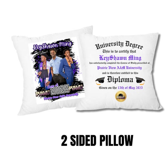 Graduation Diploma Pillow Case Template, Pillow Case Template