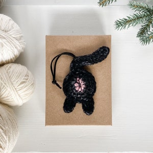 Black Cat Ornament Crazy Cat Lady Pet Ornament image 1