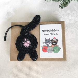 Black Cat Butt Personalized Christmas Gifts Secret Santa Gift for Women image 2