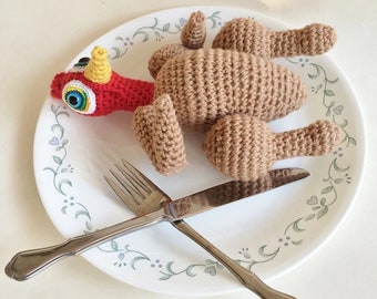 Custom Plush Turkey Thanksgiving Decorations Funny Dolls Hunting Gifts for Men