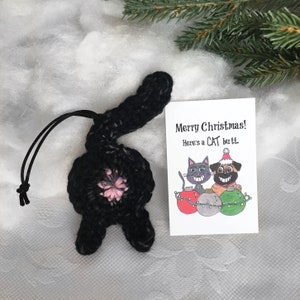 Black Cat Butt Personalized Christmas Gifts Secret Santa Gift for Women image 7